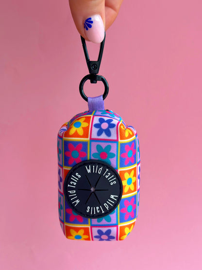 Flower Power Poo Bag Holder