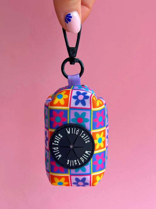 Flower Power Poo Bag Holder